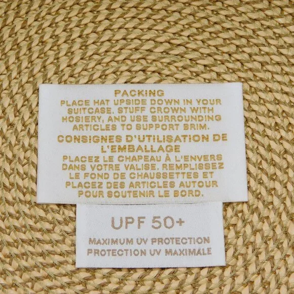 Eric Javits Squishee Raffia Ribbon Cap | White Brim | Customized | EUC - Picture 9 of 13